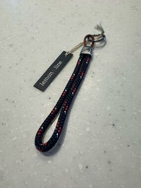 Black & Red Braided Key Loop by Lemon and Line X US SAILING collab